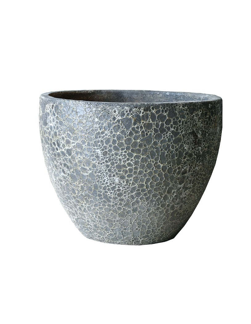 Pot Lipari M relic jade Ø70 x H52 cm (Relic Jade Ø70 x H52 cm)