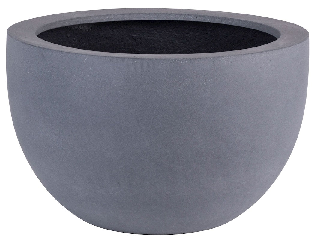 Pot Louisiana S grey Ø45 x H28 cm (Grey Ø45 x H28 cm)