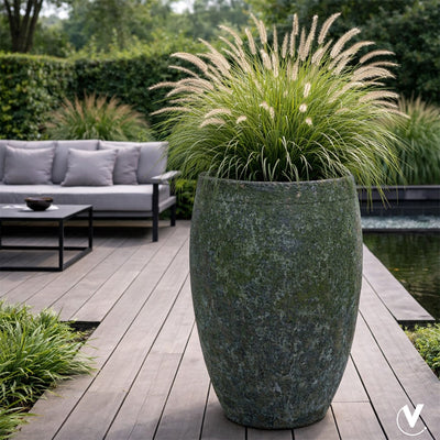 Pot Nevis XXL relic jade Ø72 x H105 cm (Relic Jade Ø72 x H105 cm)