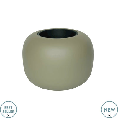 Pot Phuket pebble grey Ø45,5 x H34,5 cm  (Pebble grey Ø45)