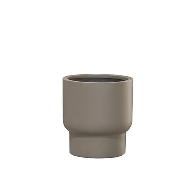 Pot Roskilde S taupe Ø37xH40cm   (Taupe Ø37xH40cm)