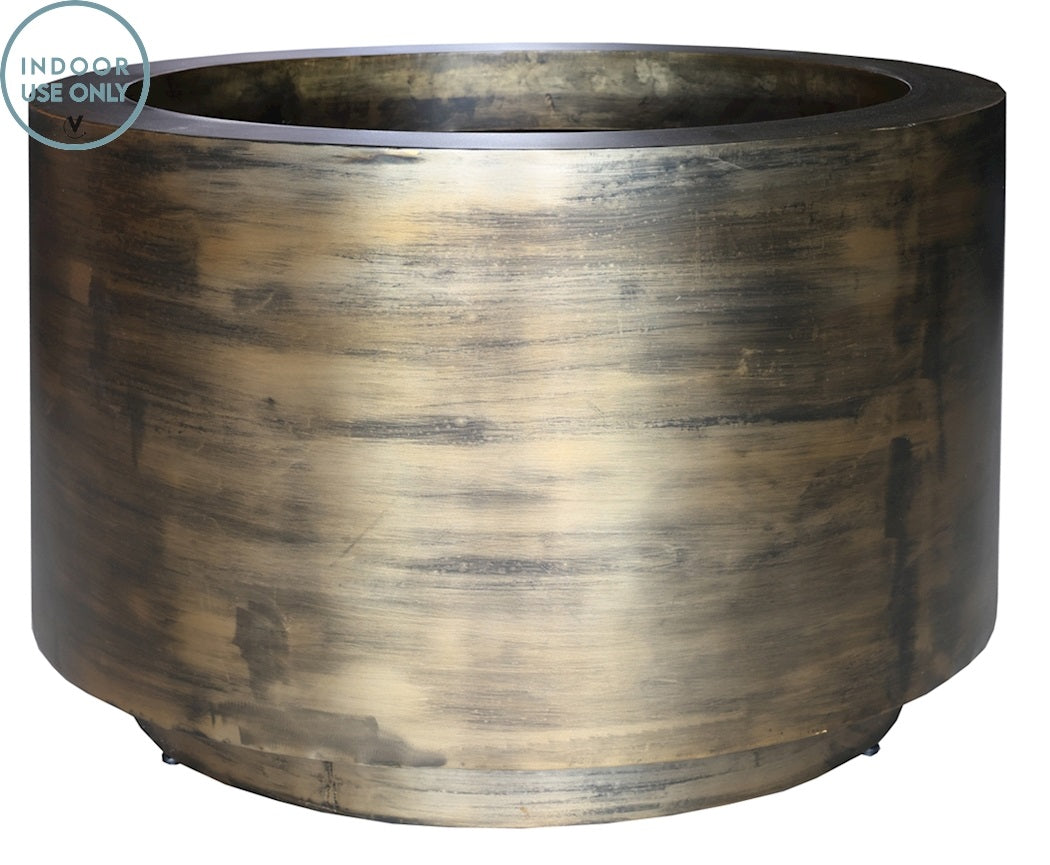 Pot Uyuni L aged brass Ø80 x H55 cm (Aged Brass Ø80 x H55 cm)
