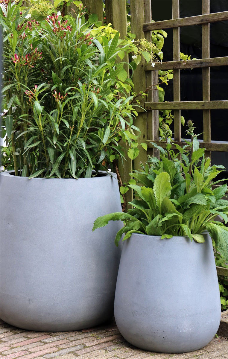 Pot Vermont big grey Ø66 x H67 cm  (Grey Ø66 x H67 cm)