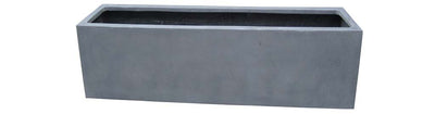 Pot Virginia S grey L50 x B20 x H20 cm 2 stuks  (Grey L50 x B20 x H20 cm)