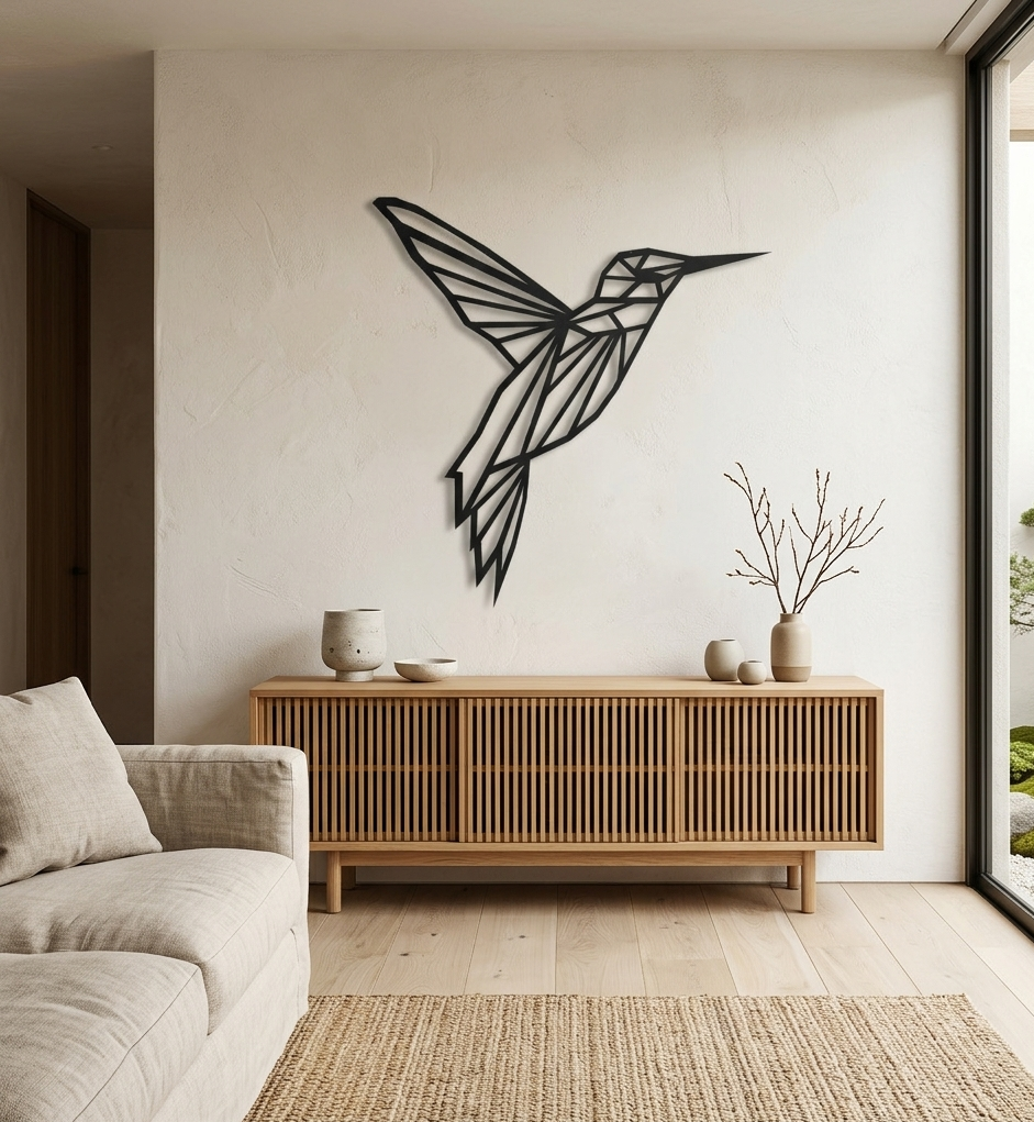 Wanddekoration Kolibri