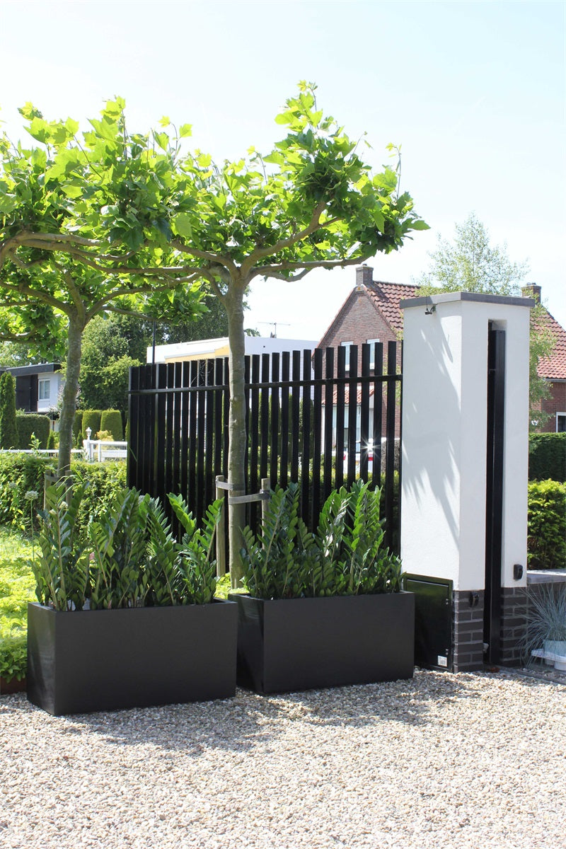 Pot Indiana 100 x B40 x H50cm L100 x B40 x H50cm Black 2