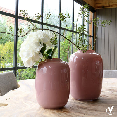 Vaas Artic M pastel pink Ø25 x H35 cm (Pastel Pink Ø25 x H35 cm)