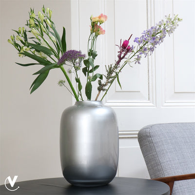 Vaas Artic S silver Ø21 x H29 cm (Silver Ø21 x H29 cm)