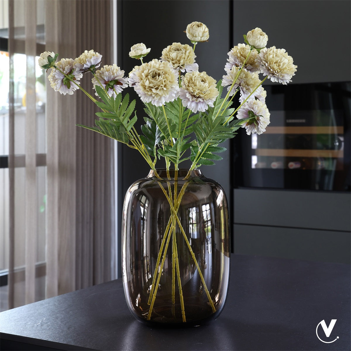 Vaas Artic S taupe Ø21 x H29 cm (Taupe Ø21 x H29 cm)