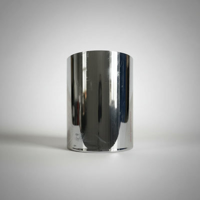 Vaas Noir – cilindervormige design vaas van rookglas