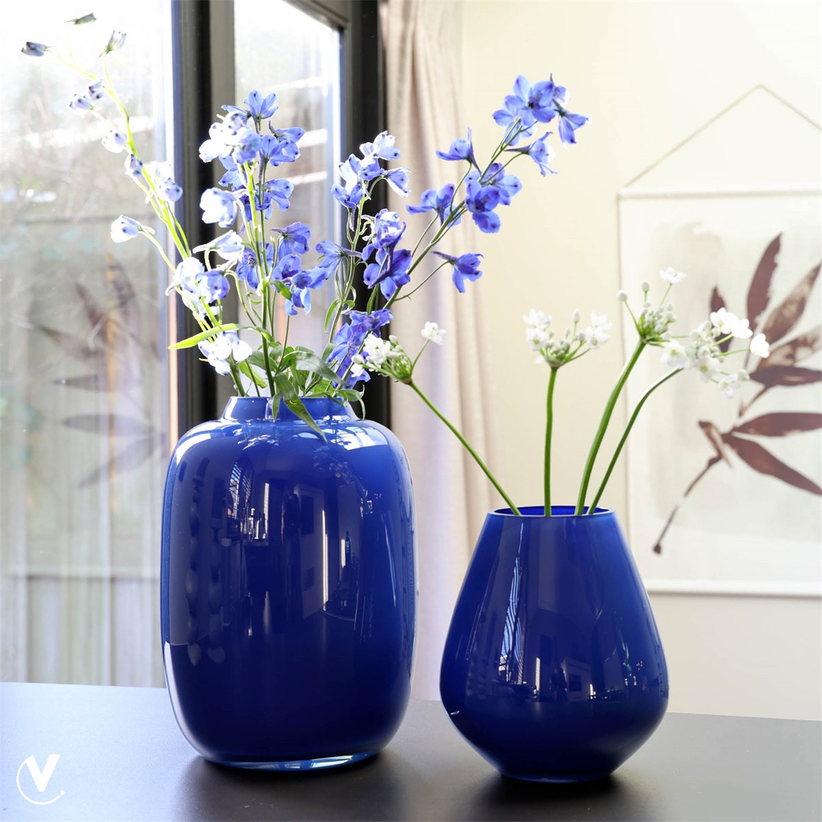 Vaas Tasman S bright blue Ø18 x H20 cm (Bright Blue Ø18 x H20 cm)