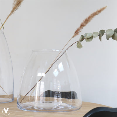 Vaas Travo L transparent Ø32 x H29 cm (Transparant Ø32 x H29 cm)