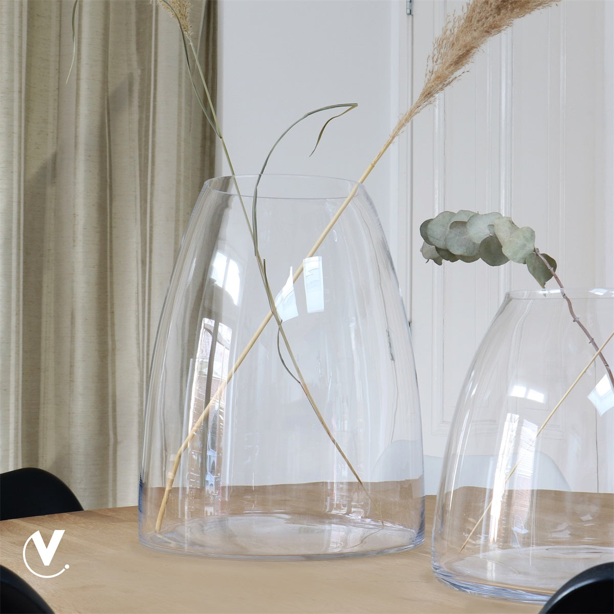 Vaas Travo XXL transparent Ø34 x H44 cm (Transparant Ø34 x H44 cm)