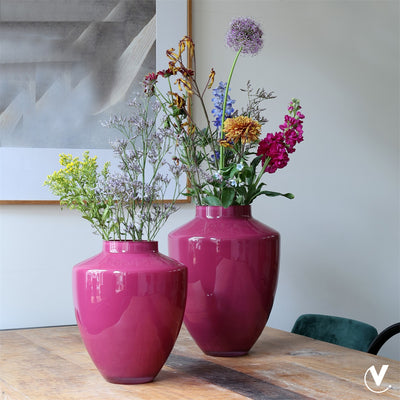 Vaas Tugela M mauve Ø28 x H35 cm (Mauve Ø28 x H35 cm)