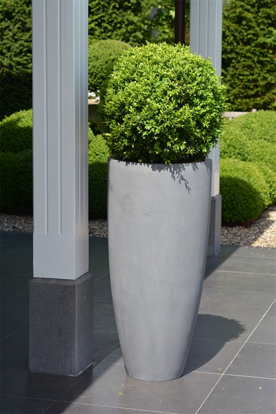 Pot Kentucky L grey Ø47 x H100 cm (Grey Ø47 x H100 cm)