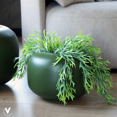 Pot Phuket green Ø34,5 x H26 cm  (Green Ø34)