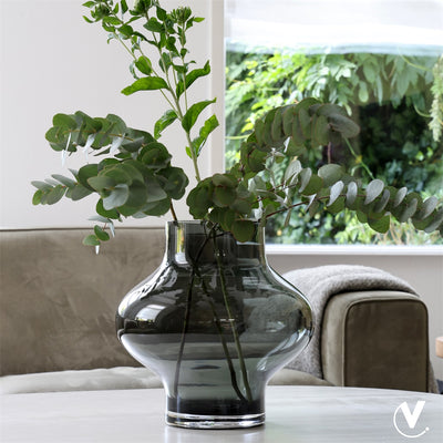 Vaas Ruvuma M grey Ø28 x H28 cm (Grey Ø28 x H28 cm)