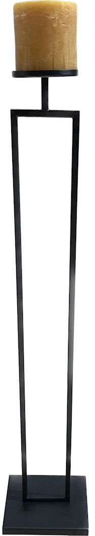 Kaarshouder Concordia candle XL black L20 x B15 x H100 cm  (Black L20 x B15 x H100)