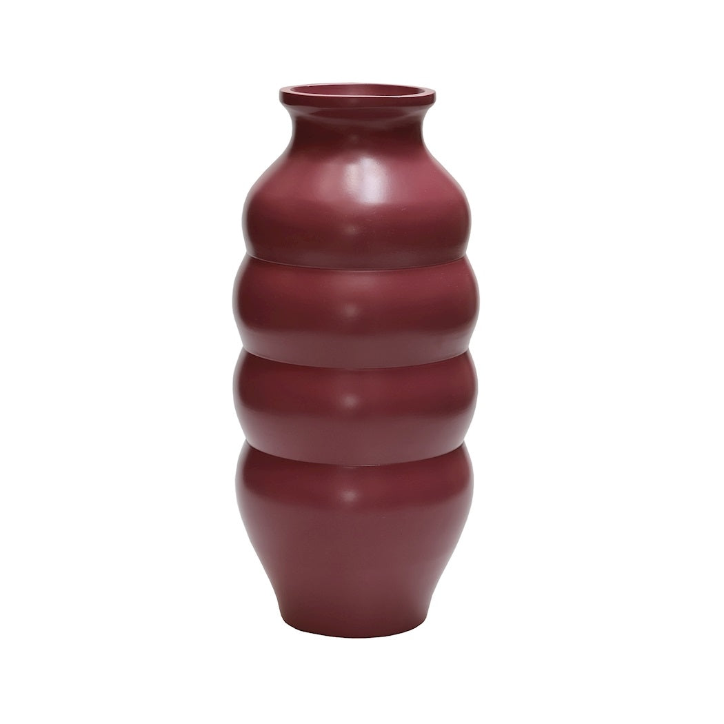 Vaas Carmen mauve Ø12 x H30 cm (Mauve Ø12 x H30 cm)