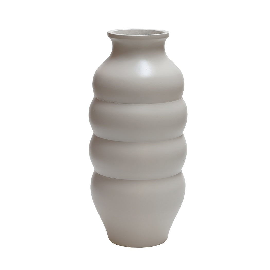 Vaas Carmen ivory Ø12 x H30 cm  (Ivory Ø12 x H30 cm)