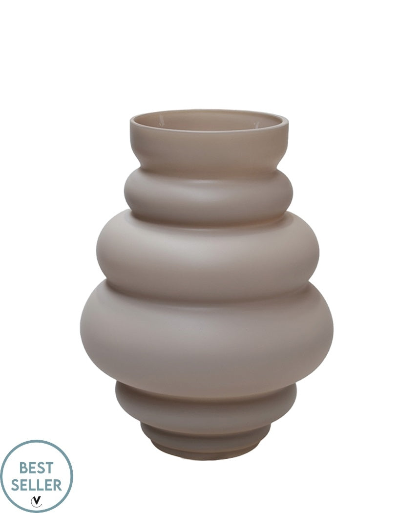 Vaas Maputo S matte ivory Ø18 x H24 cm (Matte Ivory Ø18 x H24 cm)
