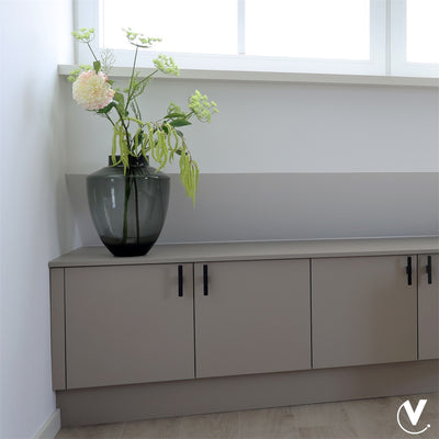 Vaas Tugela M grey Ø28 x H35 cm (Grey Ø28 x H35 cm)