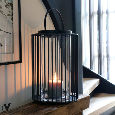 Kaarshouder Maripa M black Ø30 x H60 cm (black Ø30 x H60 cm)