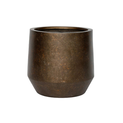 Pot Krabi - matte sand Ø41 x H38 cm / Donker rustiek